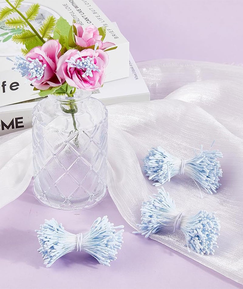 piercing 1440PCS Stamens for Flower Making, Flower Making Materials, Pipe Cleaner for Craft Flower with Pack for Creative Projects - Image 2