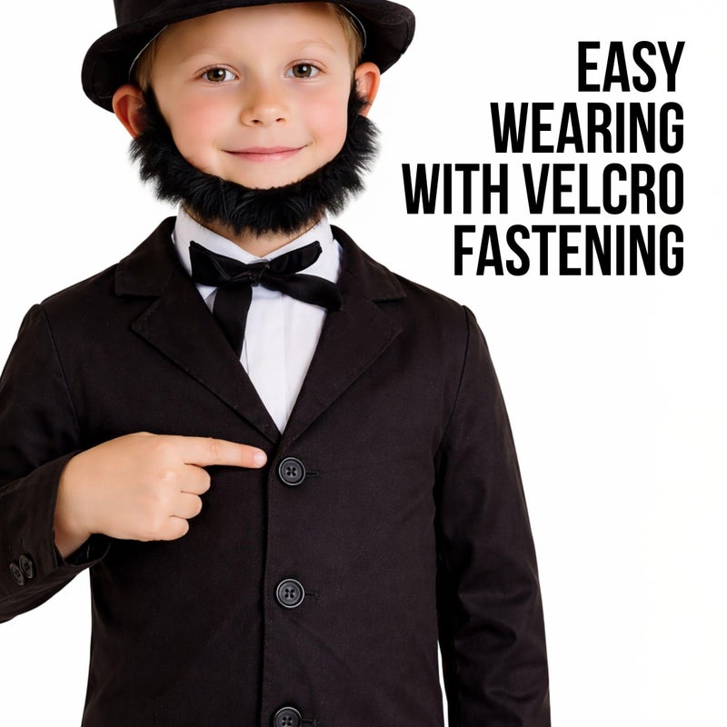 Morph Costumes Abraham Lincoln Costume For Kids - Presidents Day Halloween Outfit For Boys, Historical Dress Up, Medium - Image 3