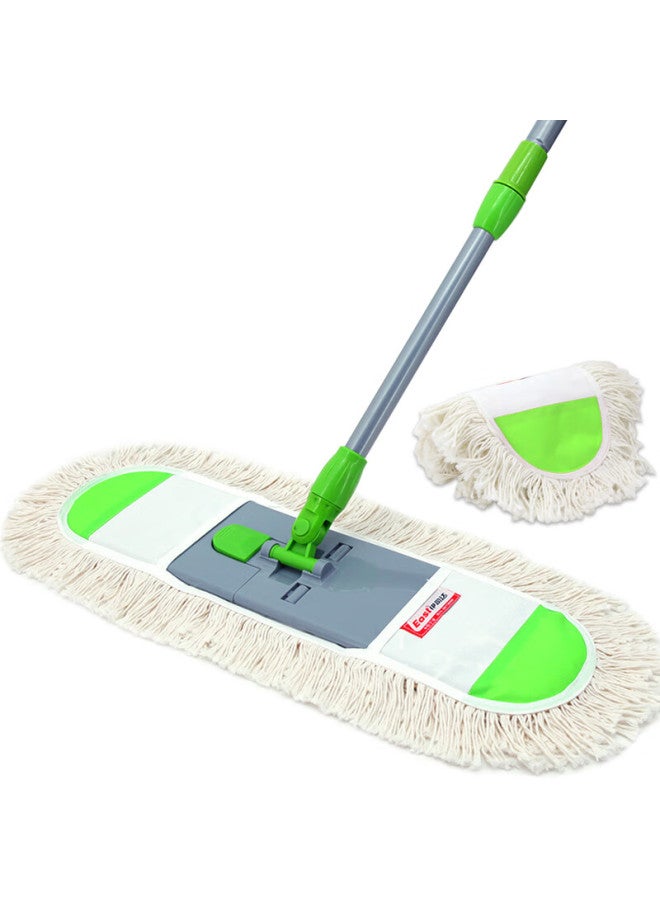 EAST Yisida Cotton Yarn Mop, 55cm Iron Handle, 1.35 Meters Total, 2 Cotton Yarn Dust Push, For Home And Commercial Use, Flat Mop, Floor Mop - Image 2