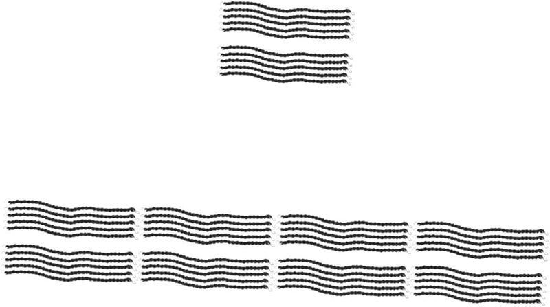 Mikikit 5 Pack Elastic Leg Straps For Pants Riding Boots Ankle Fastening - Image 2