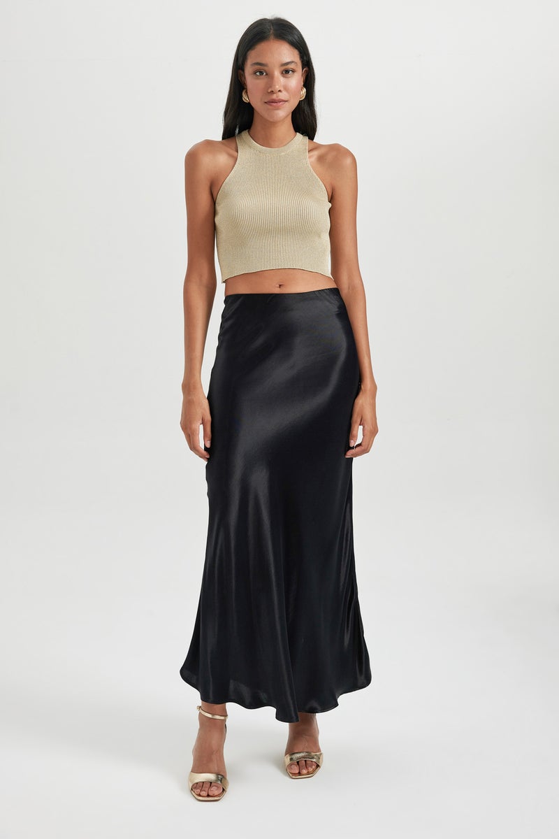 DeFacto Woman Slim Fit Halter Collar Sleeveless Tank Top  - Image 2