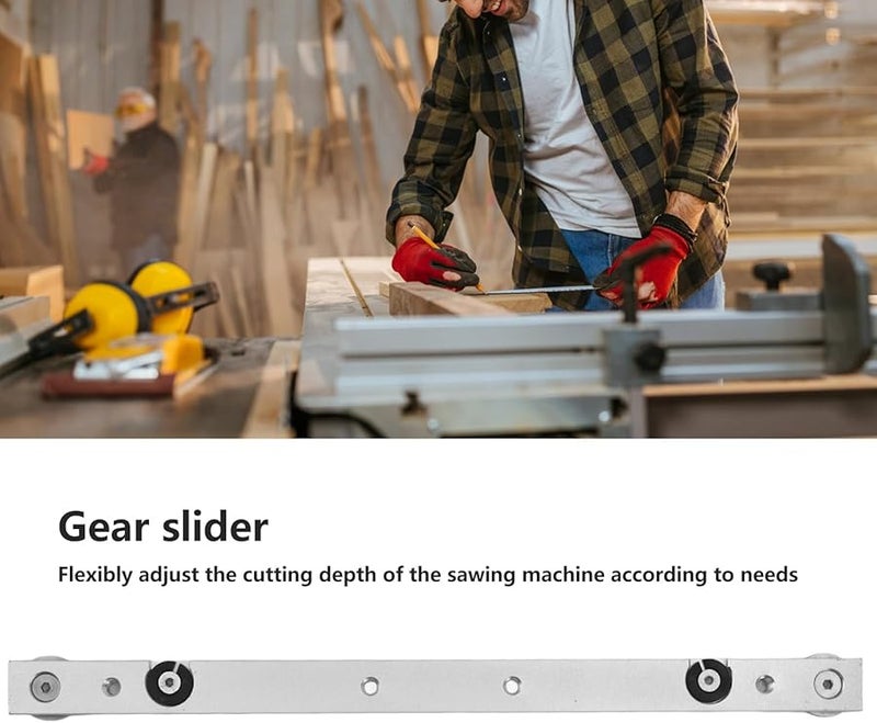 Aluminum Alloy Miter Bar Slider Guide Track For Table Saws Durable Precise Woodworking Tool - Image 4