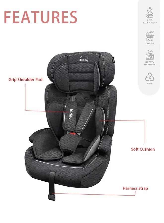 كيديليو مقعد سيارة سومو للأطفال/الرضع (بني فاتح) - Image 3