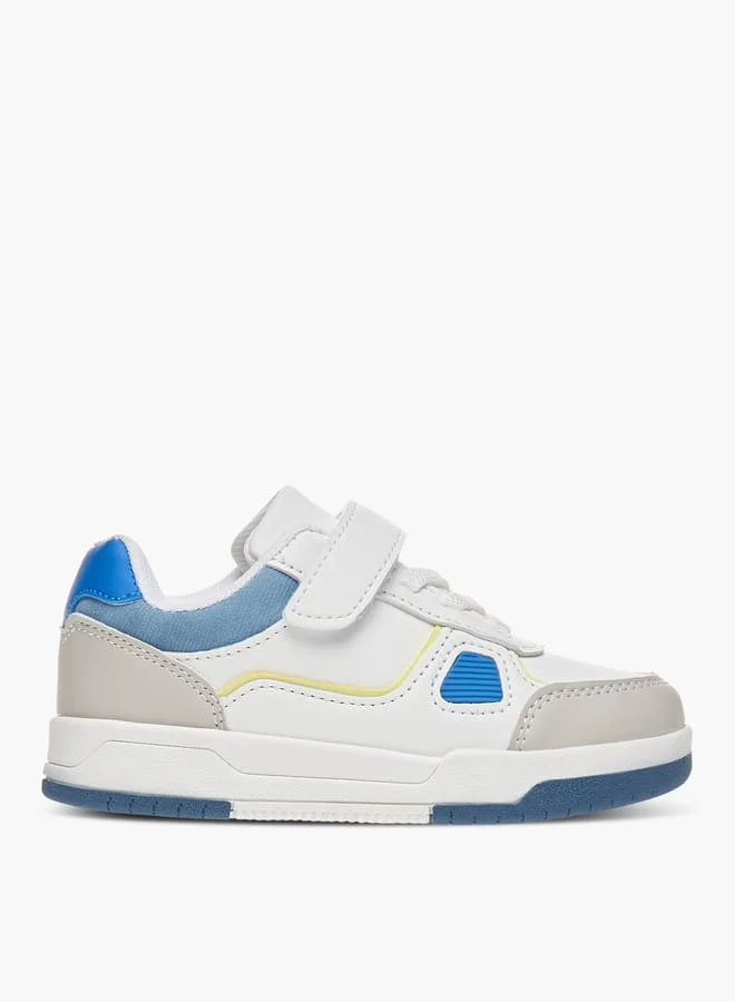 ال بي ال من شو اكسبرس Boys Panelled Sneakers With Hook And Loop Closure