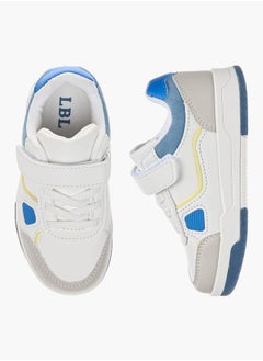 LBL by Shoexpress Boys Panelled Sneakers With Hook And Loop Closure  - Image 2