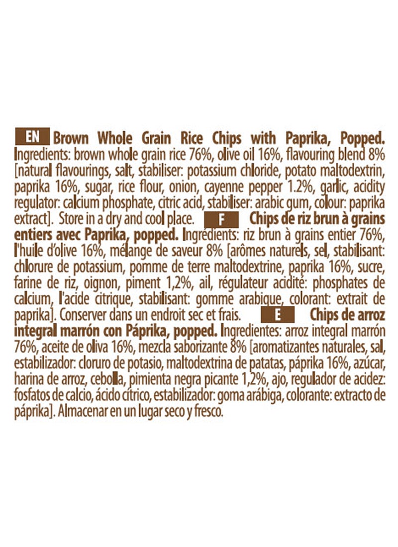 Rice Up رقائق الأرز الكامل بنكهة البابريكا - Image 3