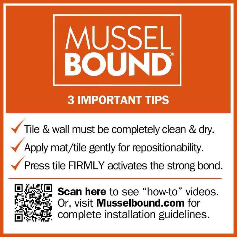 MusselBoundÂ® Adhesive Tile Mat - MINI ROLL - Easy Installation for Small and Tight Spaces. The Clean, Easy, No-Stress Way to Install Wall Tile - Image 4