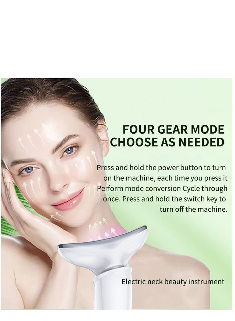 Dispozitiv Facial Multifunctional, Ingrijire Fata, Gat si Decolteu, Reducerea Ridurilor, Hidratare, Masaj Facial, Terapie cu Fotoni si Vibromasaj, Efect Anti-imbatranire, Incarcare USB - Image 4