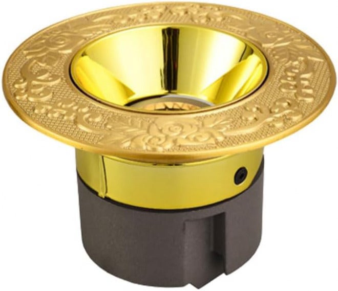 Recessed Anti-Glare LED Downlight - All Copper Eyeball Retrofit Spotlight,3 Color Temperature Selectable 3000K/4000K/6000K, Round LED Ceiling Light, 90 CRI(B6000k-12W) - Image 1