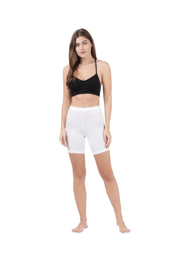 JOCKEY Jockey 1529 Women High Coverage Super Combed Cotton Elastane Stretch Mid Waist Shorties with Concealed Waistband  - Image 5