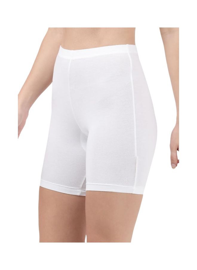 JOCKEY Jockey 1529 Women High Coverage Super Combed Cotton Elastane Stretch Mid Waist Shorties with Concealed Waistband  - Image 3