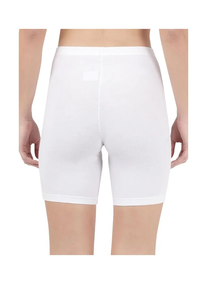 جوكي Jockey 1529 Women High Coverage Super Combed Cotton Elastane Stretch Mid Waist Shorties with Concealed Waistband