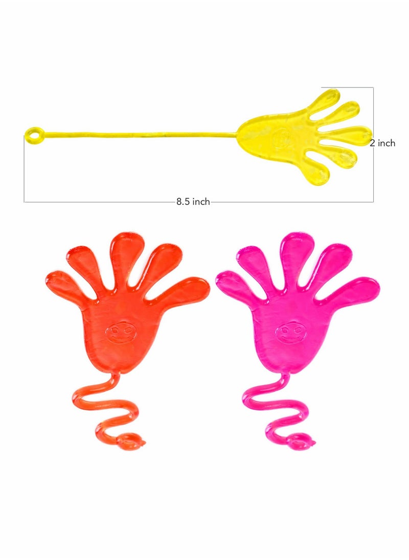 Excefore - Sticky Hands, 20 Pcs Sticky Fingers,Kids' Party Favor Sets， Fun Toys, Party Favors, Wacky Fun Stretchy Sticky Hands, Party Favors, Birthday Parties, Toys for Sensory Kids - Image 1