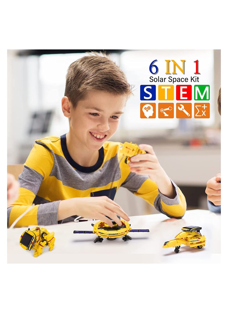 KASTWAVE - SYOSI Solar Robot Space Toys, 120Pcs Building Experiments Robots STEM Projects for Kids Age 8-14, Lego Set Science Kits for Teenage Ages 9 10 11 12 - Image 1