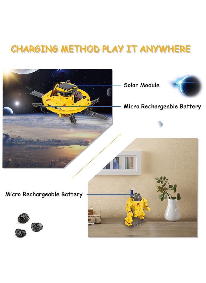 KASTWAVE - SYOSI Solar Robot Space Toys, 120Pcs Building Experiments Robots STEM Projects for Kids Age 8-14, Lego Set Science Kits for Teenage Ages 9 10 11 12 - Image 1