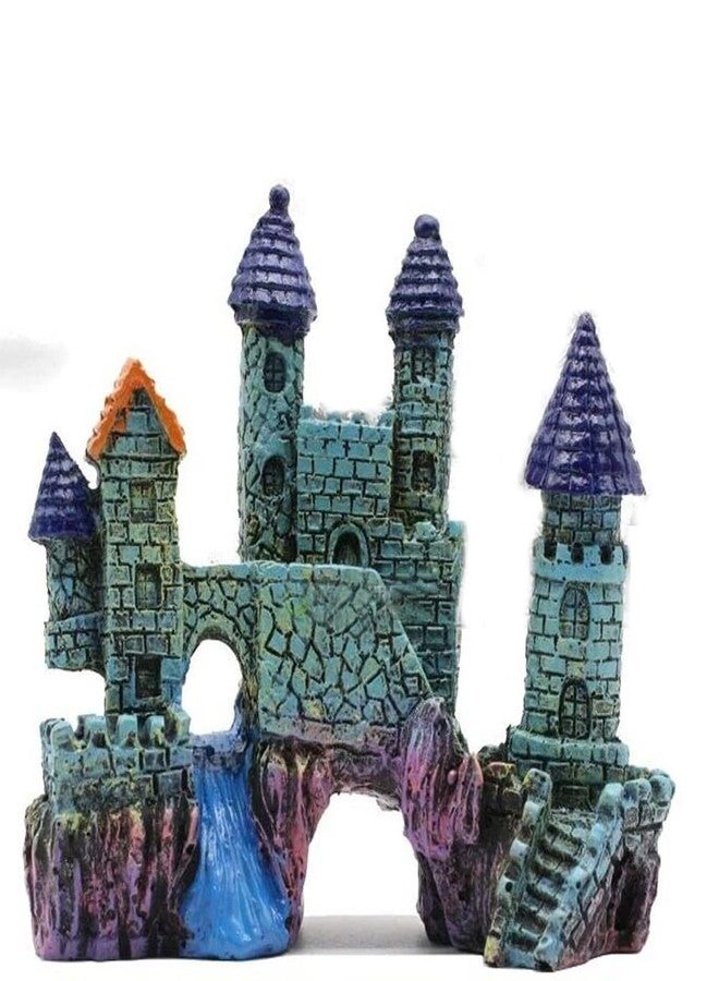 OrgMemory Fish Tank Decorations, Castle Aquarium Decorations, Fish Tank Castle, Vintage Castle Cave Hideouts Large for Aquarium Decorations, Fish Tank Accessories for Betta Fish - Image 3