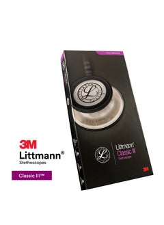 3M Littmann 3M Littmann 5620 Classic III Monitoring Stethoscope, 27 inch Size, Black  - Image 4
