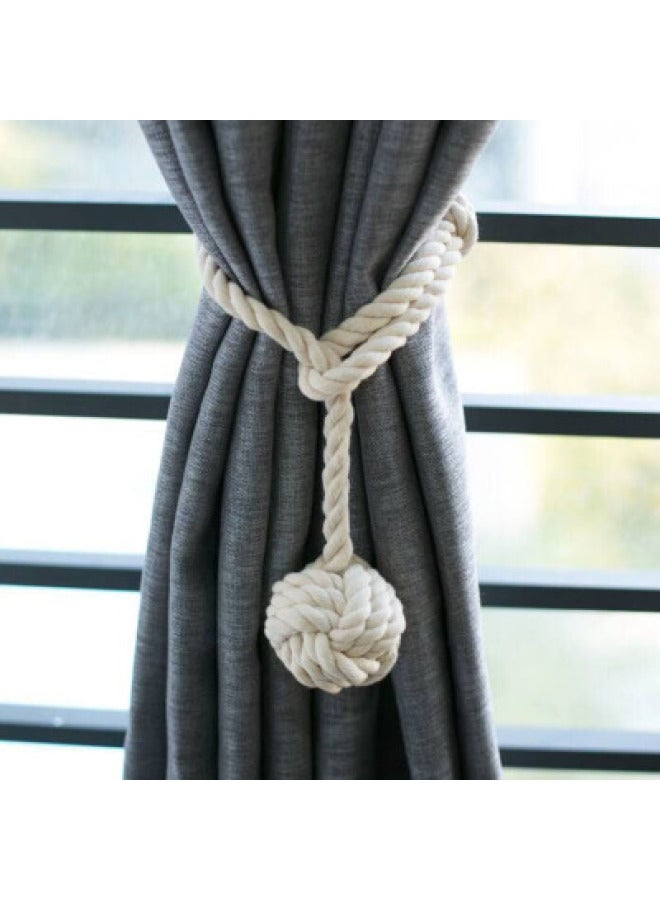 Curtain Strap Hanging Ball Cotton Rope Curtain Buckle Simple Modern Curtain Strap Rope