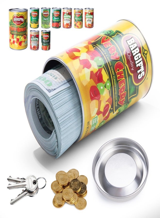 BarGifts Hidden Safe Can Diversion Safe Fake Can with Hidden Compartment, Hidden Storage Keeps for Valuables, Cash, Keys, and Jewelry- Fruit - Image 1