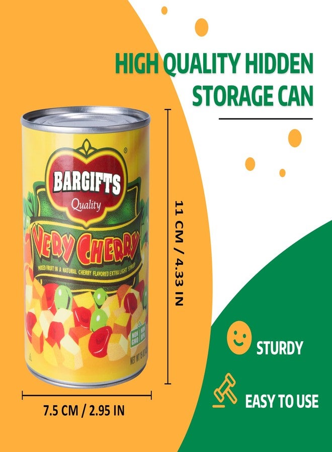 BarGifts Hidden Safe Can Diversion Safe Fake Can with Hidden Compartment, Hidden Storage Keeps for Valuables, Cash, Keys, and Jewelry- Fruit - Image 2