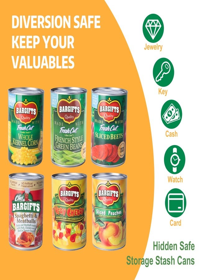 BarGifts Hidden Safe Can Diversion Safe Fake Can with Hidden Compartment, Hidden Storage Keeps for Valuables, Cash, Keys, and Jewelry- Fruit - Image 5
