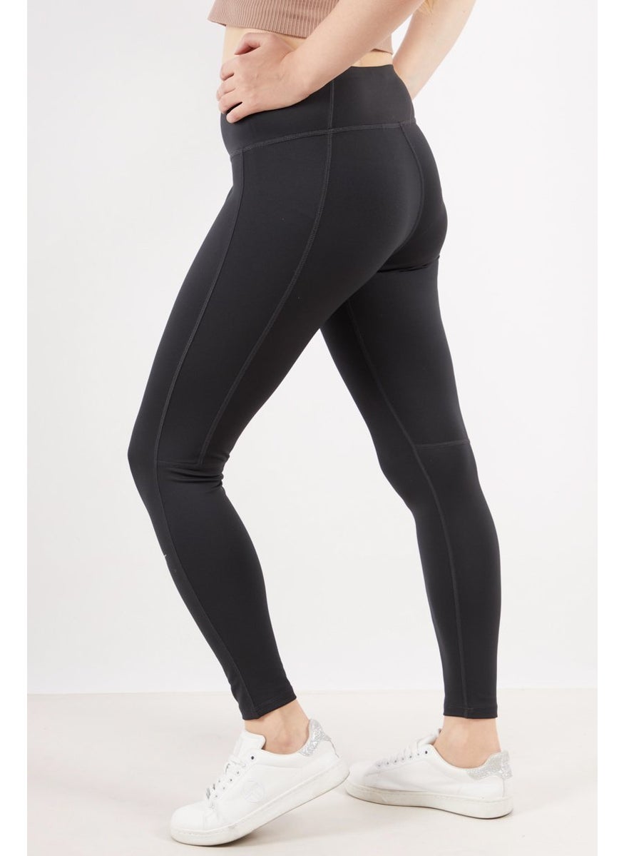 Reebok Women Sportswear Fit Running Leggings, Black  - Image 4