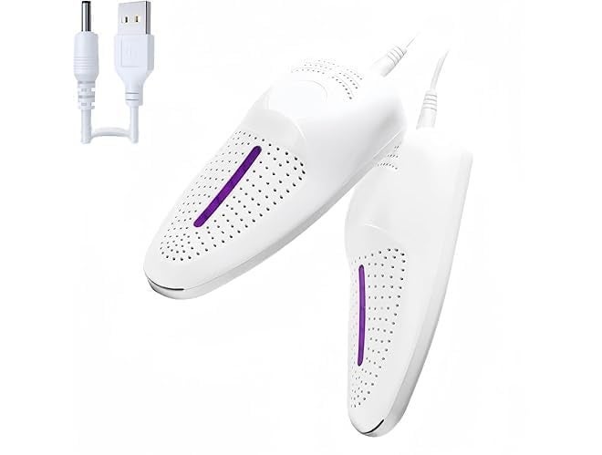 JD PRO Boot Dryer, Electric Shoe Dryer Portable Children Boot Warmer Tool Deodorant Device Foot Protector Shoe Space Heater Shoe Heater Shoe Warmer Children Boot Warmer Sandal Dryer. - Image 1