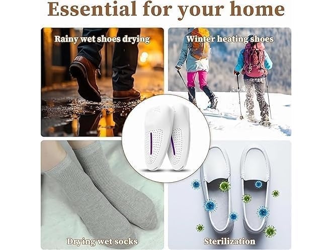 JD PRO Boot Dryer, Electric Shoe Dryer Portable Children Boot Warmer Tool Deodorant Device Foot Protector Shoe Space Heater Shoe Heater Shoe Warmer Children Boot Warmer Sandal Dryer. - Image 5