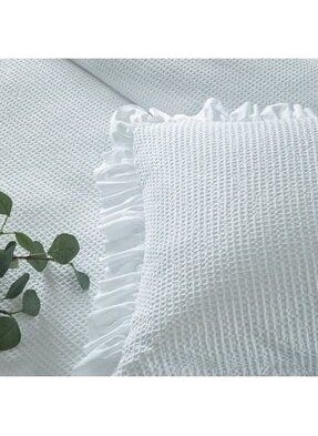 Linens Bsp Single Bedspread Set White  - Image 3