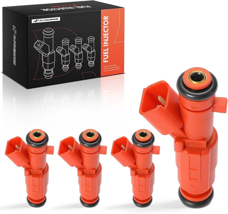 A-Premium Fuel Injectors Set for Hyundai Elantra and Kia Soul (2011-2015, 2012-2013) - 4-PC - Image 1