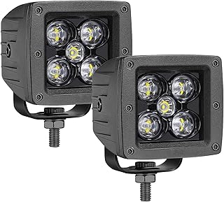 OFFROADTOWN LED Cubes, 2PCS 3 Inch 100W LED Pods Square Driving Light Spot Beam LED Light Bars LED Work Light Fog - Image 1