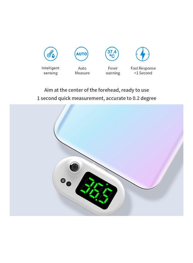 نيبمينينت مقياس حرارة رقمي ذكي للهاتف المحمول مزود بإضاءة LED . - Image 5