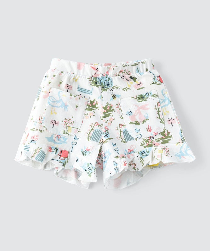 JELLIENE GIRLS AOP PRINT SHORTS - Image 1