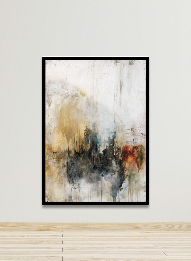 Marktna Canvas Wall Art For Wall Decoration Modern Design With A Hollow Black Frame Size 120x80cm One Piece - Image 1