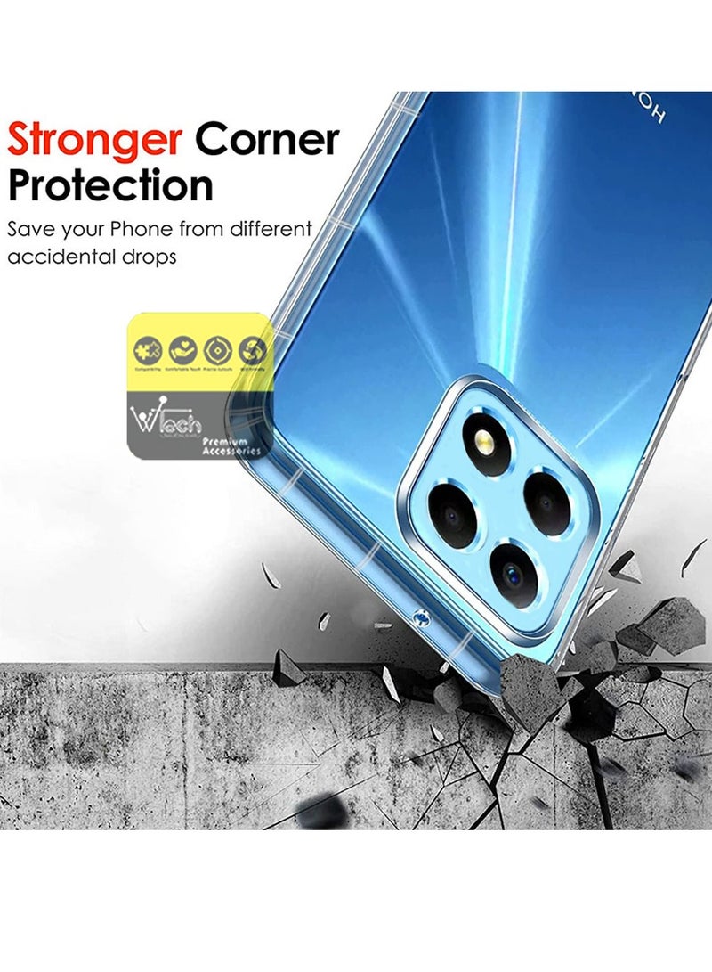 CHAPPELINE Airbag Case Series Premium Transparent Airbag Shockproof Anti-Yellowing Case Cover For Honor X8a 4G 2023 Clear - Image 2