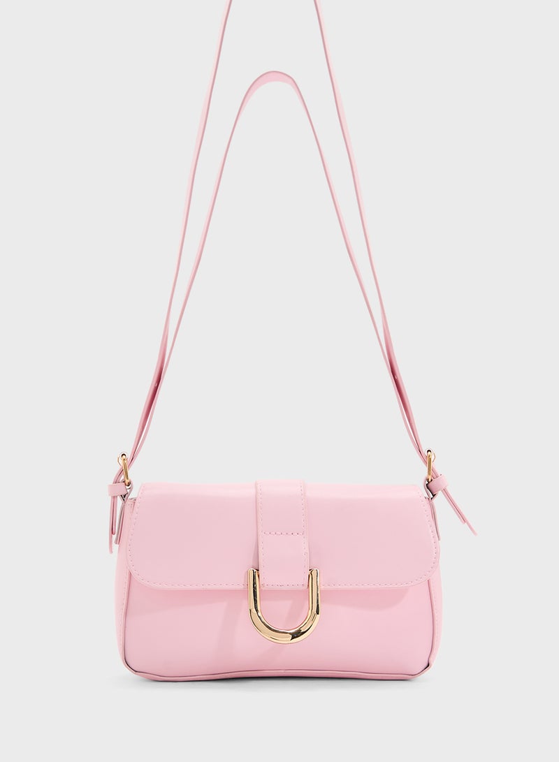 ELLA Ladies Crossbody With Flap - Image 1