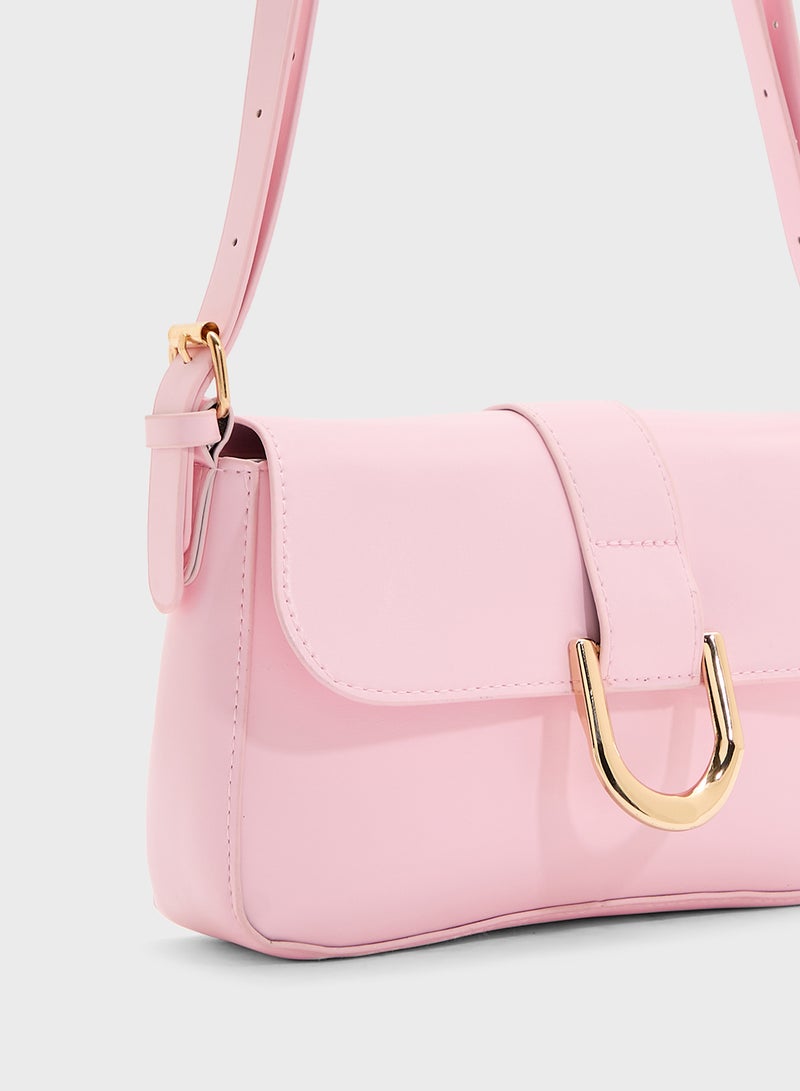 ELLA Ladies Crossbody With Flap - Image 4