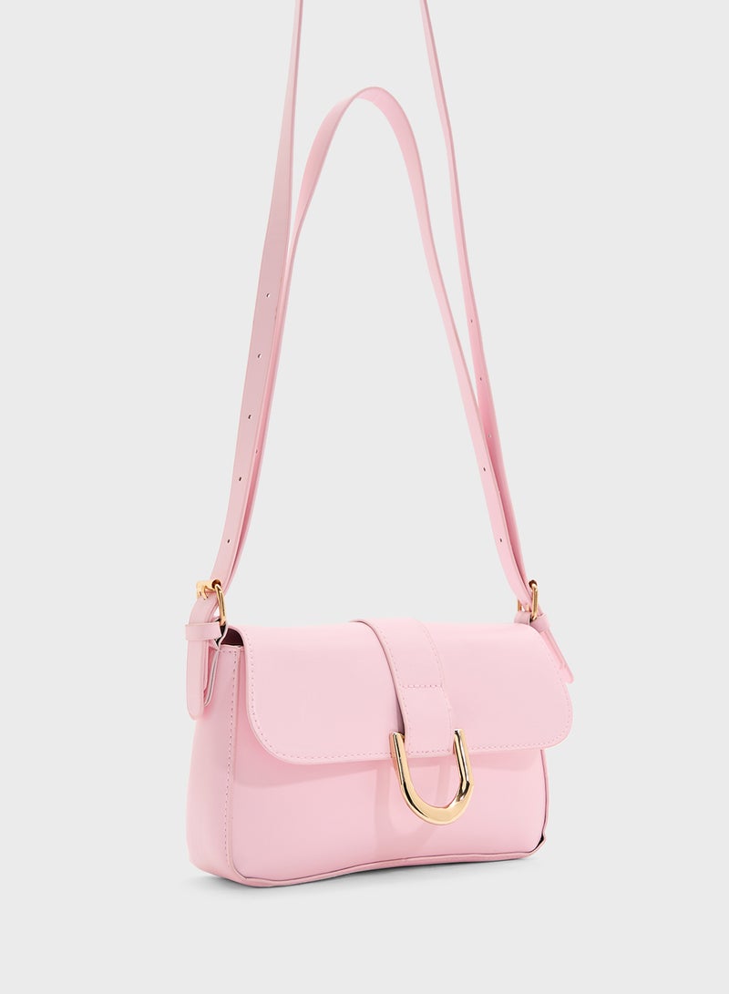ELLA Ladies Crossbody With Flap - Image 3