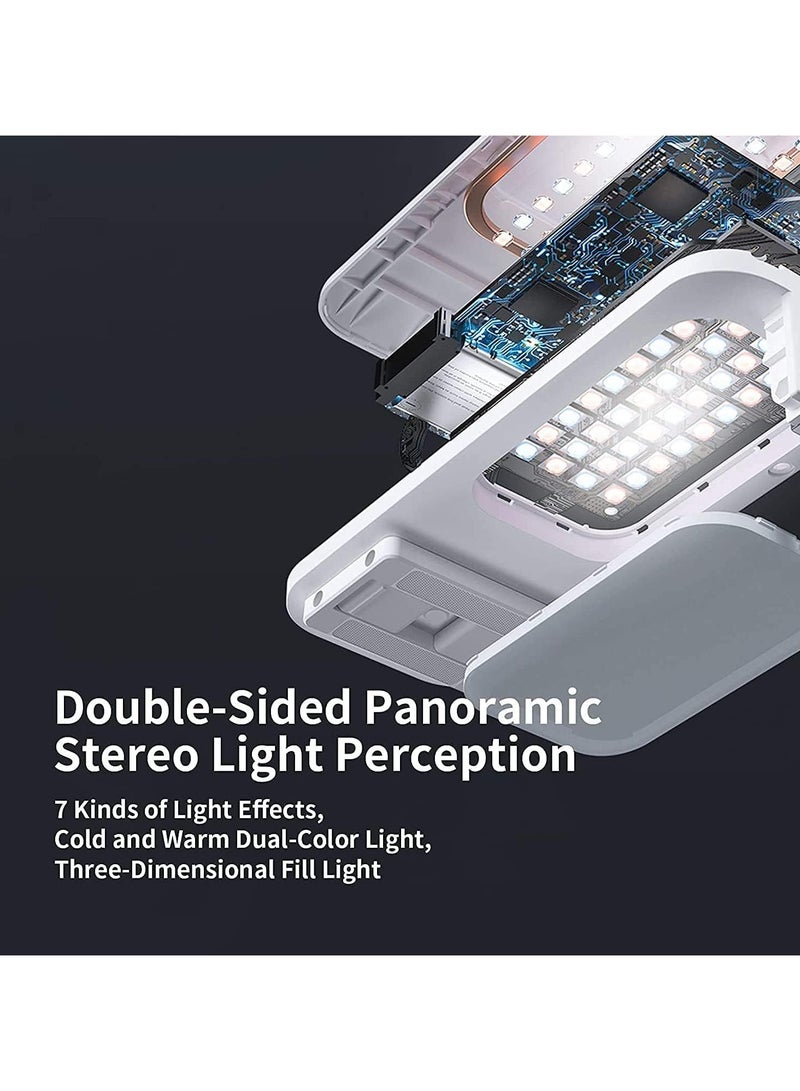 General Video recording mobile phone holder, foldable LED light stand, portable multifunctional stand, kitchen desktop mounting bracket  - Image 5