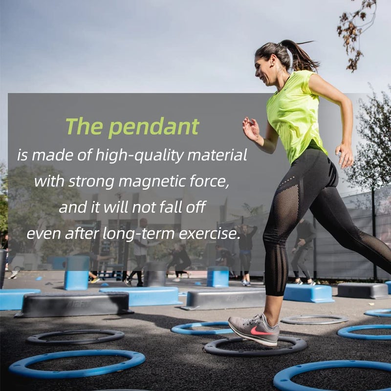 MIJOBS Necklace Compatible with Fitbit Flex 2 Band Stainless Steel Pendant Metal Jewelry Accessory for Girl Women Men - Image 5