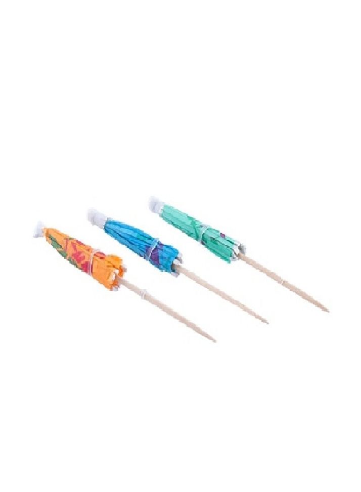 Falconpack مظلة شمسية مقاس 10 سم (1 باكيت × 100 قطعة) متعددة الألوان - Image 3