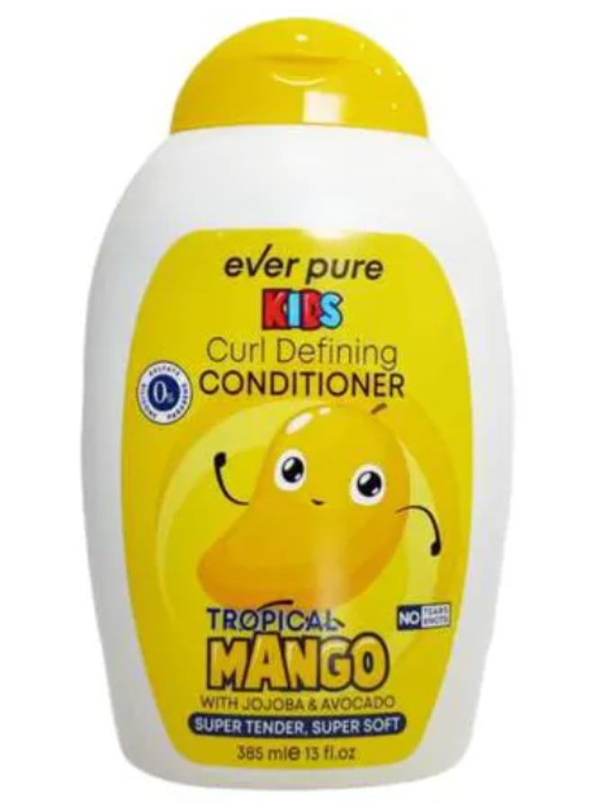 ever pure Curl Defining Shampoo & Conditioner Tropical mango 385ML - Image 1