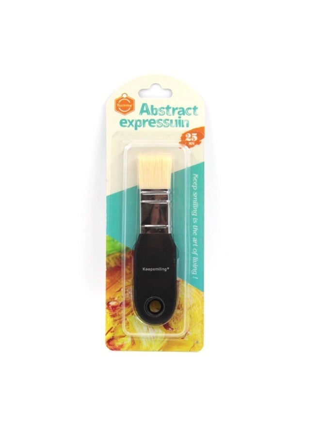 Keep Smiling Abstract Expression Artist Brush 25MM - Image 1