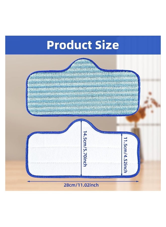 Generic - 6 Pcs Microfiber Steam Mop Pad for Dupray Neat Steam Cleaner Reusable and Machine Washable Designed for Multiple Surfaces Effectively Clean Hardwood Tile Stone Floors - Image 1