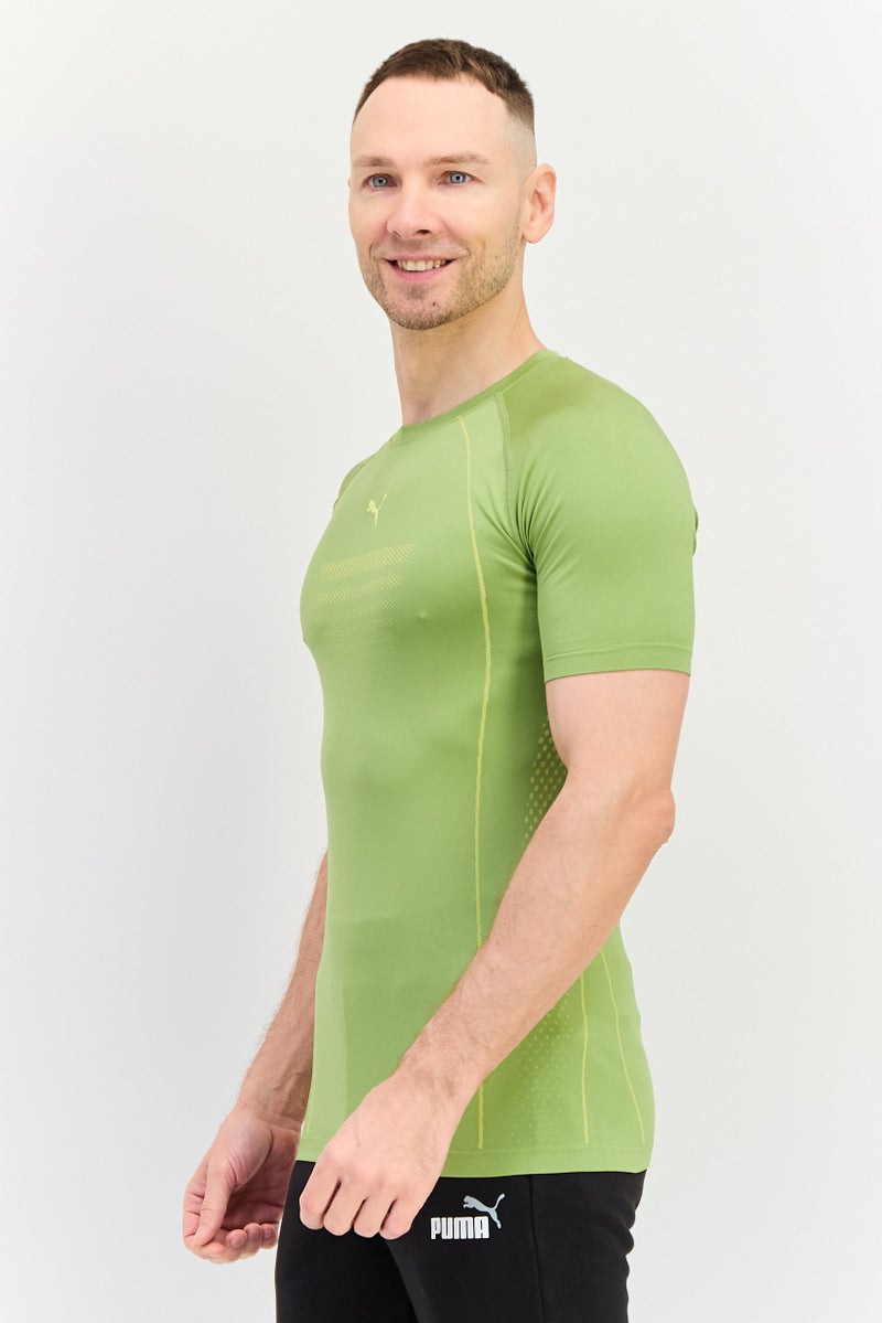 Puma x One8 Men Sportswear Fit Short Sleeve Training T-Shirt, Olive - Image 3