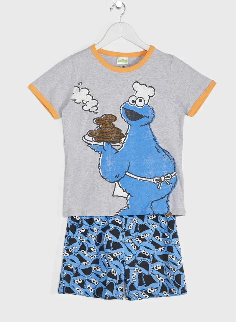 Cotton On Kids Printed T-Shirt + Shorts Set