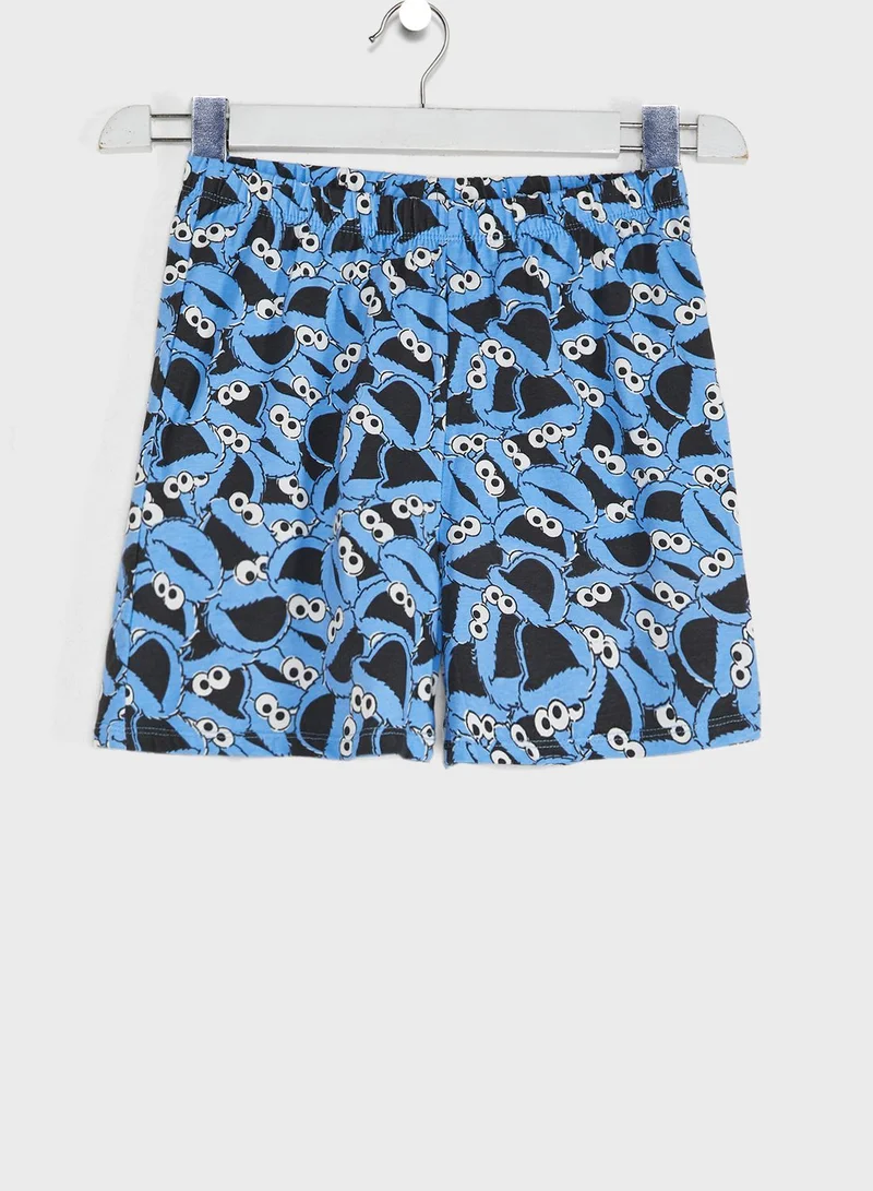 Cotton On Kids Printed T-Shirt + Shorts Set