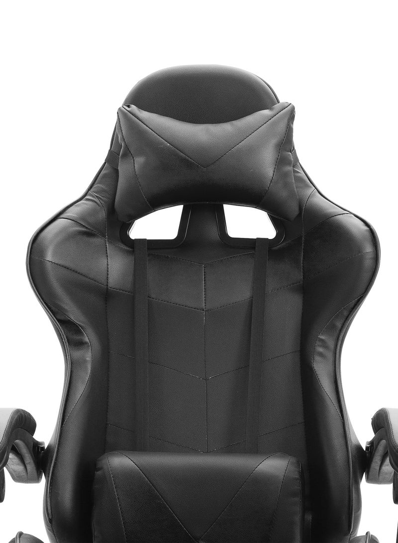 Funz Gaming Chair Office Chair Ergonomic High Back Gaming Chairs Reclining & Height Adjustable Computer Chair with Neck and Lumbar Support Comfortable Chairs Black  - Image 5