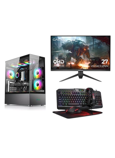 CP BUDGET GAMING/WORKSTATION BUNDLE SET DESKTOP COMPUTER: Corei7 9700F PROCESSOR | RTX 3050 6GB GRAPHICS | 16GB RAM | 1TB NVME +2TB HDD | Windows 11 | WIFI BT READY
