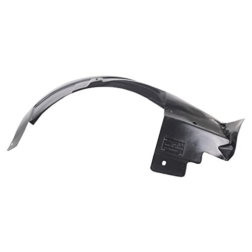 TRQ Front Right Rearward Inner Fender Liner Black Passenger Side Compatible with 2008-2015 Cadillac CTS GM1249199 - Image 3